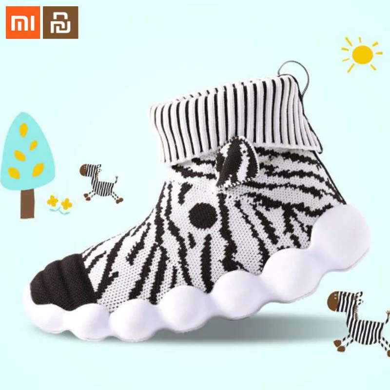  Xiaomi water-proof flying weaving children's casual shoes parent-child Christmas autumn and winter 