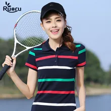 2017 M- 6XL Cotton vintage women polo summer spring striped brand womans polo shirt slimming tennis golf ladies femme polo ralph 2017 M- 6XL Cotton vintage women polo summer spring striped brand womans polo shirt slimming tennis golf ladies femme polo ralph