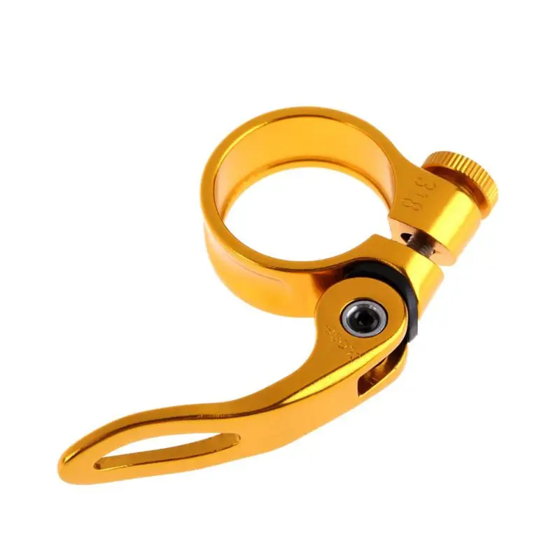 New Ultralight Aluminum Alloy Quick 31.8 MTB Bike Cycling Saddle Seat Post Clamp Tube Clip Quick Release Bicycle Parts New Ultralight Aluminum Alloy Quick 31.8 MTB Bike Cycling Saddle Seat Post Clamp Tube Clip Quick Release Bicycle Parts