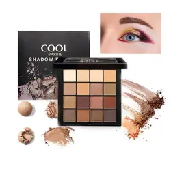 16 цветов Очаровательная палитра теней для век Make up Palette Matte Shimmer Pigmented Eye Shadow Powder