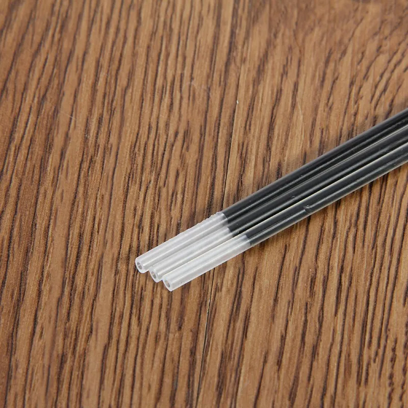 Mrosaa 100 шт Шариковая ручка 0,7 мм, сменный стержень, высокое качество, свинцовые стержни, черные, синие, офисные, школьные принадлежности для письма