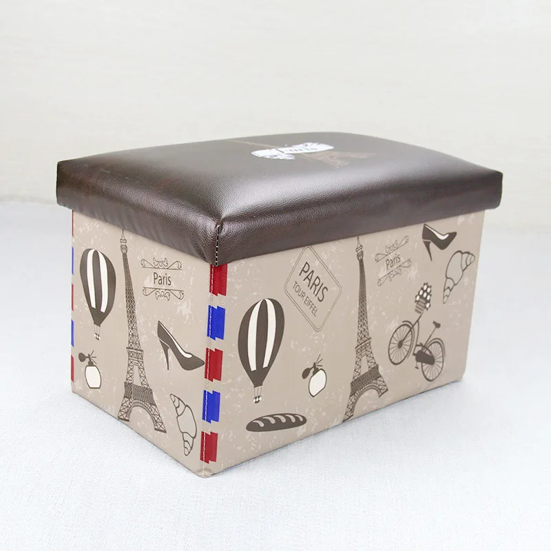 

Tower Toy Storage Folding Stool Storage Box Ornaments Multi-function Sundries Storage Finishing Box Home Decor Space Organizer