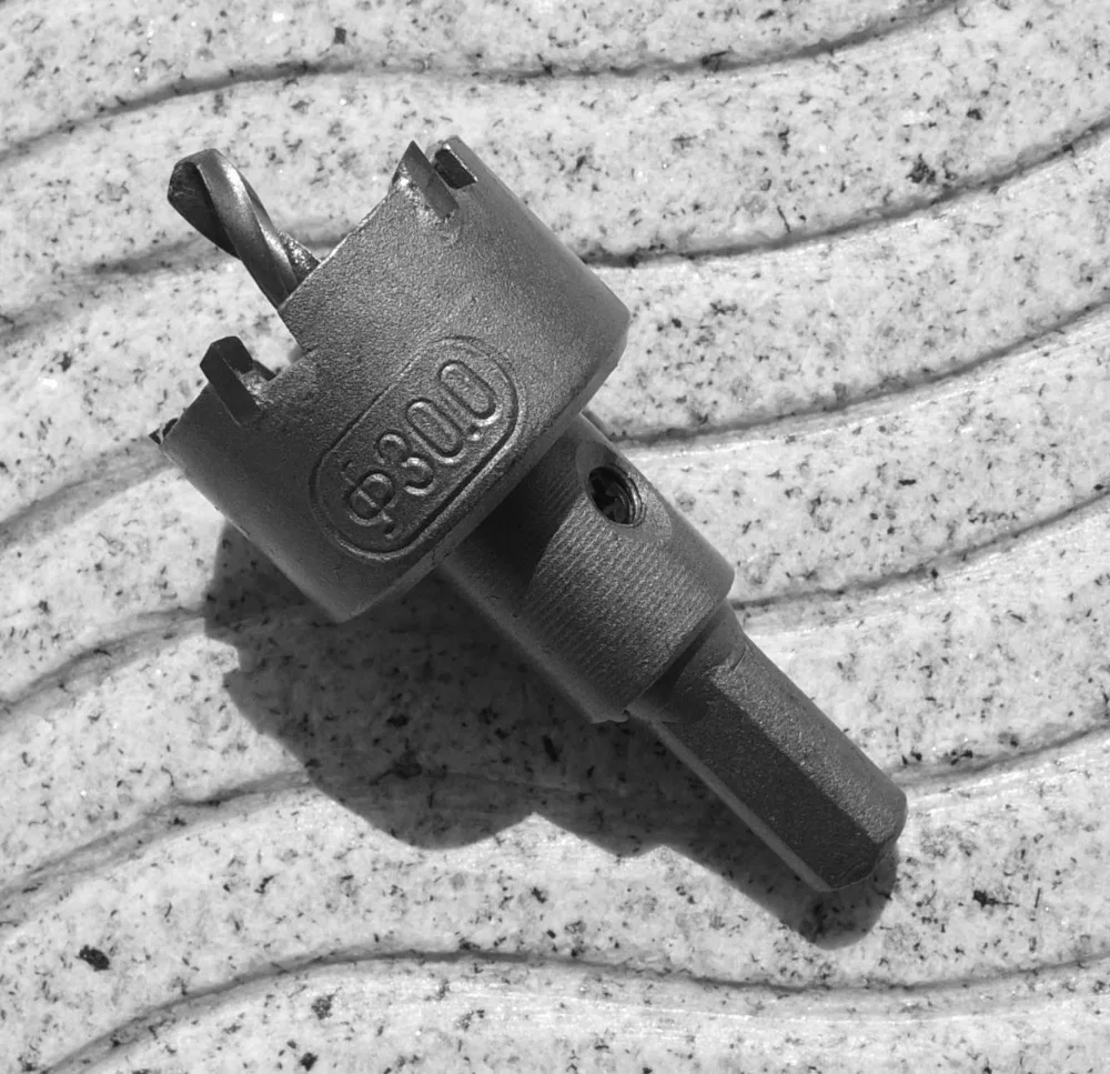 30MM Tungsten Carbide tipped Stainless Steel Sheet Cutter Core Drill