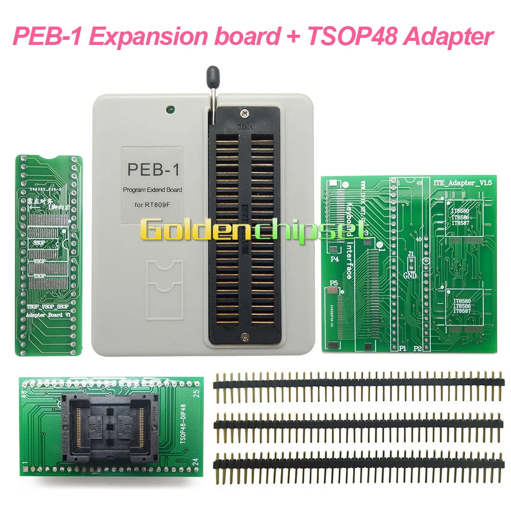 PEB-1 плата расширения+ TSOP48 Adpater разъем использовать на RT809F ЖК-usb программист Поддержка IT8586E IT8580E 29/39/49/50 серия 32/40/48