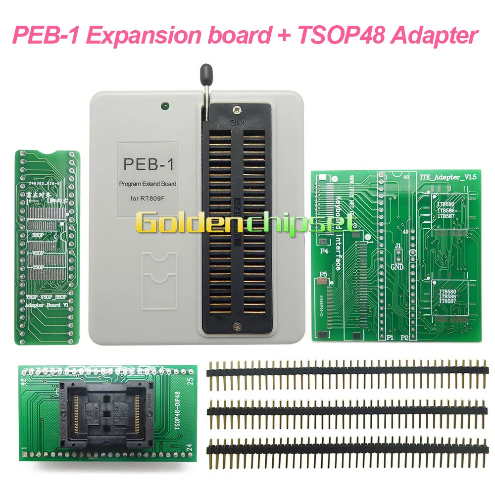 

PEB-1 Expansion board+TSOP48 Adpater socket Use on RT809F lcd usb programmer Support IT8586E IT8580E 29/39/49/50 series32/40 /48
