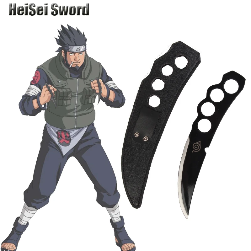 Anime Naruto Cosplay Sarutobi Asuma Katana Real Sword Katana Carbon