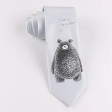 Галстук с принтом 7 см мужской и женский студенческий художественный тренд Повседневный персональный подарок галстук в подарочной коробке