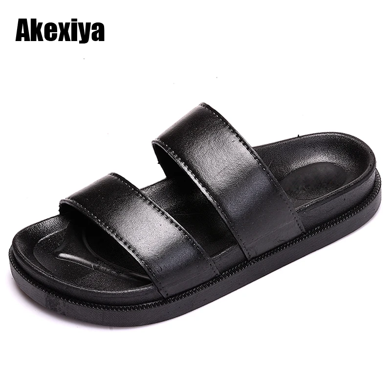 

Summer Women Slides Slippers Sandals Flip Flops Sexy Open Toe Slides Female Fashion Leather Sandals Platform Zapatillas m498