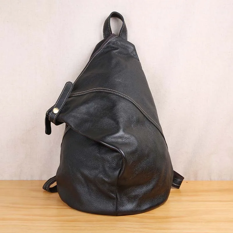 

AETOO Fashion trend: top leather, big capacity, leisure, double shoulder, leather men's bag, soft leather travelling bag