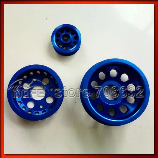 Кривошипный шкив для фэрледи Z33 350Z VQ35DE 02 06 синий|crank pulley|pulley crankz33 350z |