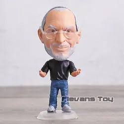 Стив Джобс ПВХ фигурку Коллекционная модель игрушечный автомобиль украшения куклы подарок