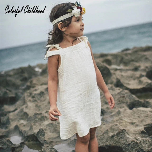 Buy 0 24M Baby Girls Dress Summer Beach style strap