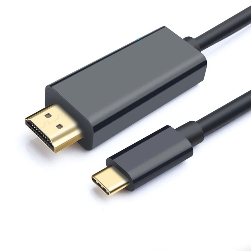 М 1,8 м высокая скорость тип USB-C мужчина к HDMI Мужской Ultra HD 4k 1080P Кабель-адаптер Plug and Play шнур для huawei Macbook samsung