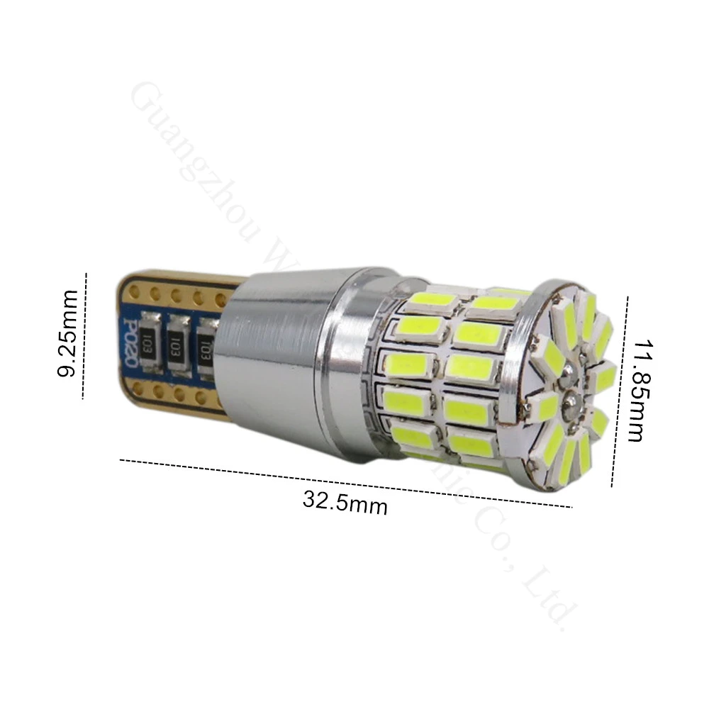 WLJH 2x Canbus LED T10 W5W просвет парковка светодиодные лампы для автомобильных фар(для AUDI A2 A4 8L 8P B5 B6 A6 4B 4F A8 D2 TT C5 C6 C7 S2 S4 Q3 Q5 Q7
