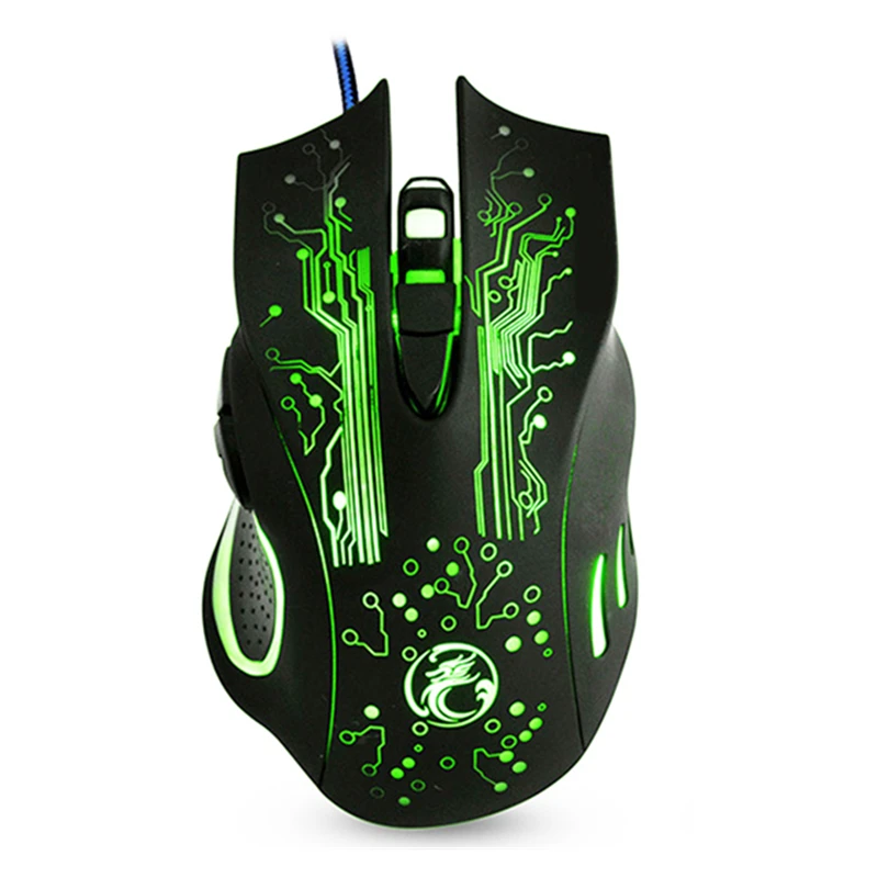 

5000DPI Professional Wired Gaming Mouse USB Optical Computer Mouse 6 Buttons PC Gamer Mice for Laptop Desktop Csgo Lol Dota 2