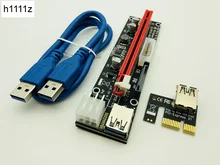 3 in 1 4pin Molex PCI-E Riser 6pin SATA 60cm PCIE 1x to 16x PCI Express Riser Card for Video Card Antminer Bitcoin Miner Mining 3 in 1 4pin Molex PCI-E Riser 6pin SATA 60cm PCIE 1x to 16x PCI Express Riser Card for Video Card Antminer Bitcoin Miner Mining