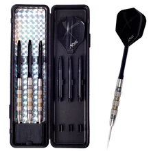 Профессия Вольфрам Сталь наконечник Дротика s 3 шт./компл. 22 г 23 г 25 г 2BA фиолетовый цвет лазерный Дарт полета игла дротика s