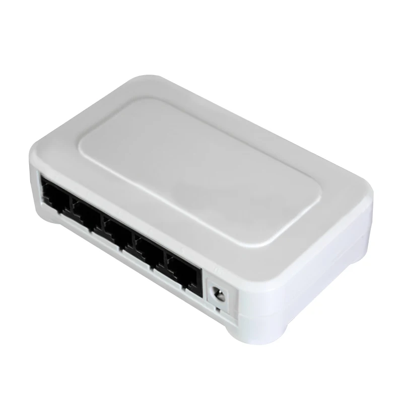 

Mini 5 Port Gigabit Desktop Switch 10/100/1000Mbps base HUB Fast LAN Ethernet Desktop Network Switches Adapter Black/White JXL