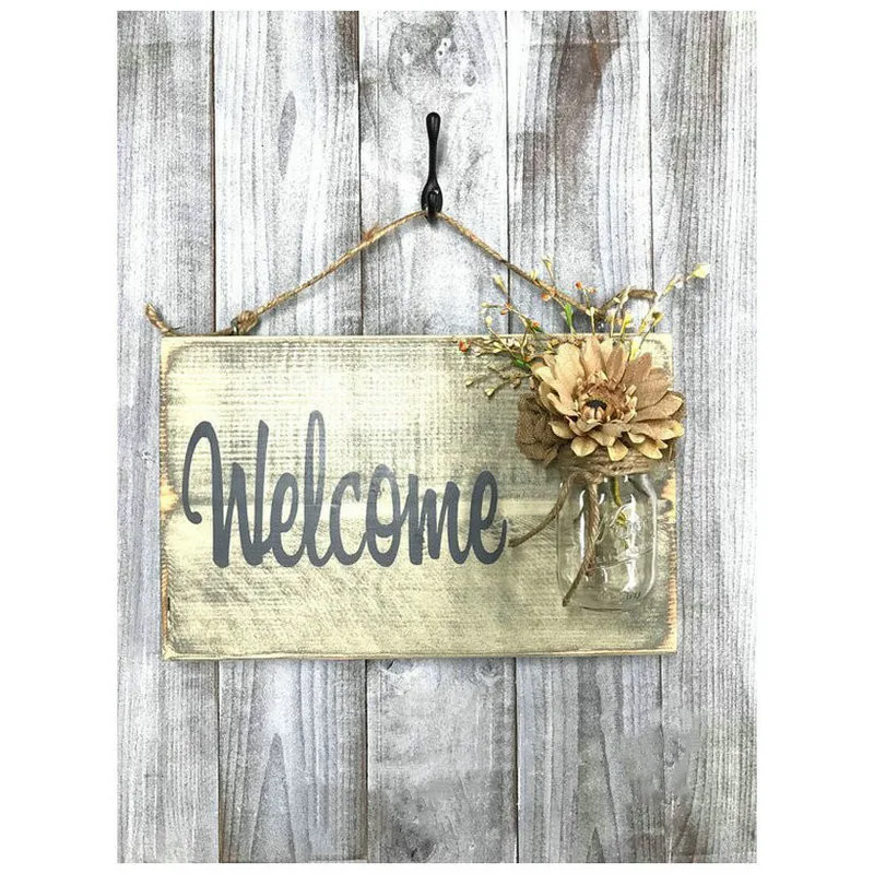 

5d diy diamond painting door welcome icon full square 3D diamond mosaic artwork stick diamond embroidered home decoration