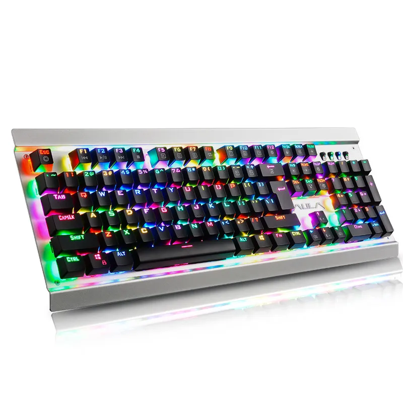 Игровая Проводная клавиатура GK104 Механическая игровая с RGB подсветкой 16 8