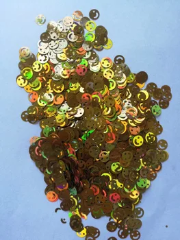 

Gold Smile Face Loose glitters UV resin / Holographic / Solvent Resistant / Slime Art / Nail Art / Resin Jewelry 500 grams