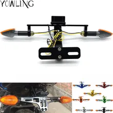 Для Benelli Honda Универсальный мото держатель номерного знака BN300 BN302 BN600 BN TNT 300 600 GROM MSX125 MSX 125 PCX 125 150