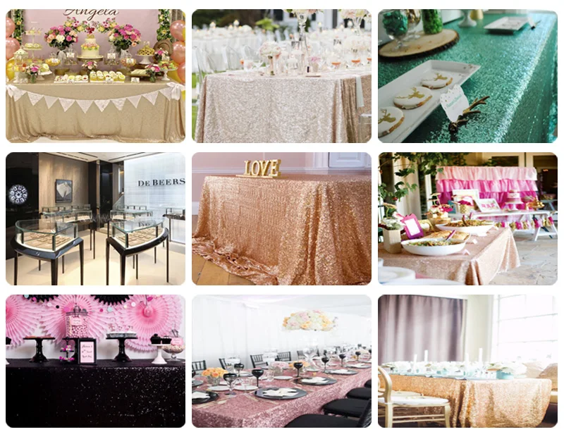 sequin tablecloth010 - 