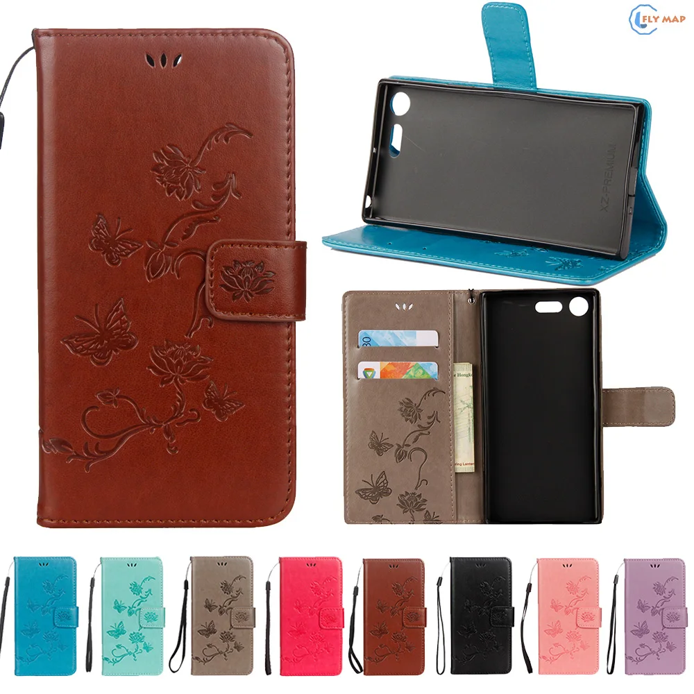 Flip Coque For Sony Xperia XZ1 G8342 SO01K Case Phone Leather Cover For Sony XZ 1 G-8342 SO-01K SOV36 701SO Silicon Wallet Bag