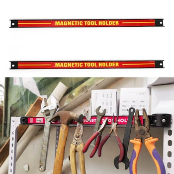 14 18 24 Inch Magnetic Tool Holder Bar Organizer Storage Rack