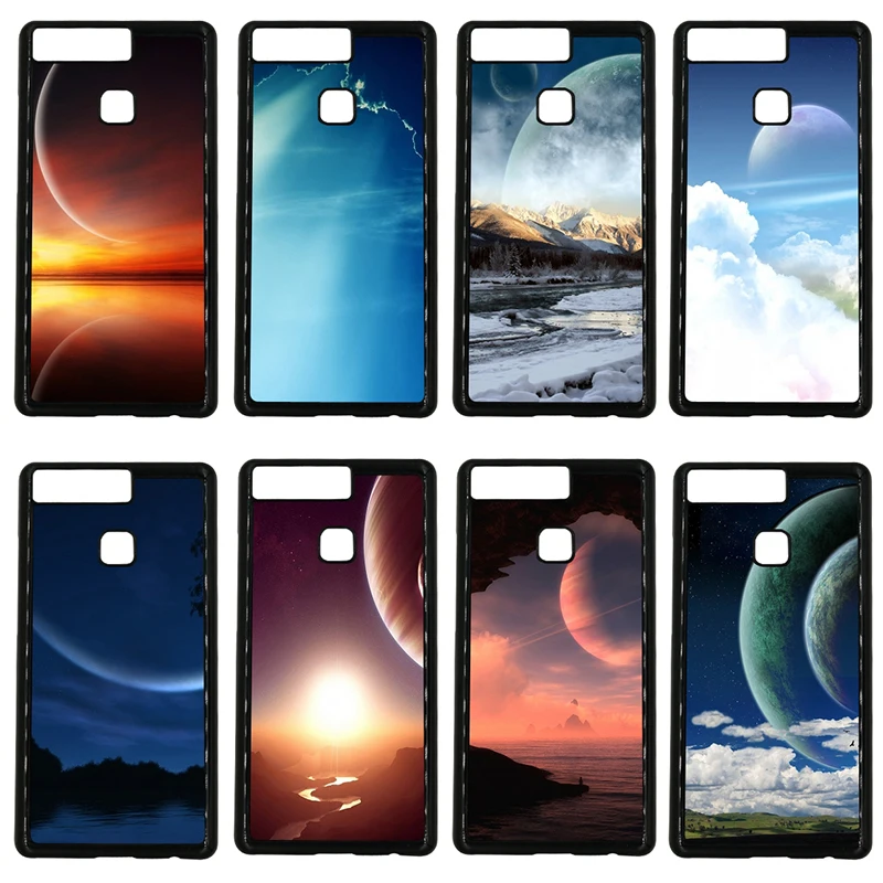Зрелище прекрасный пейзаж чехлы для телефонов Жесткий Пластик чехол Huawei P10 P9 плюс