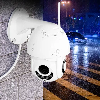 

Wireless IP Camera High definition 1080P Home motion monitor Automatic night vision infrared camera white