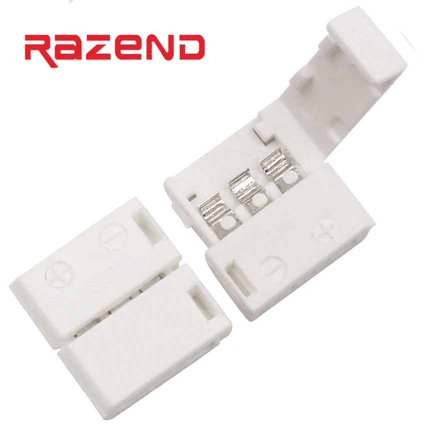 10 шт. 3pin PCB Led коннектор для мм Solderless Clips бесплатная доставка SK6812 WS2812 2811|led connector|led pcb