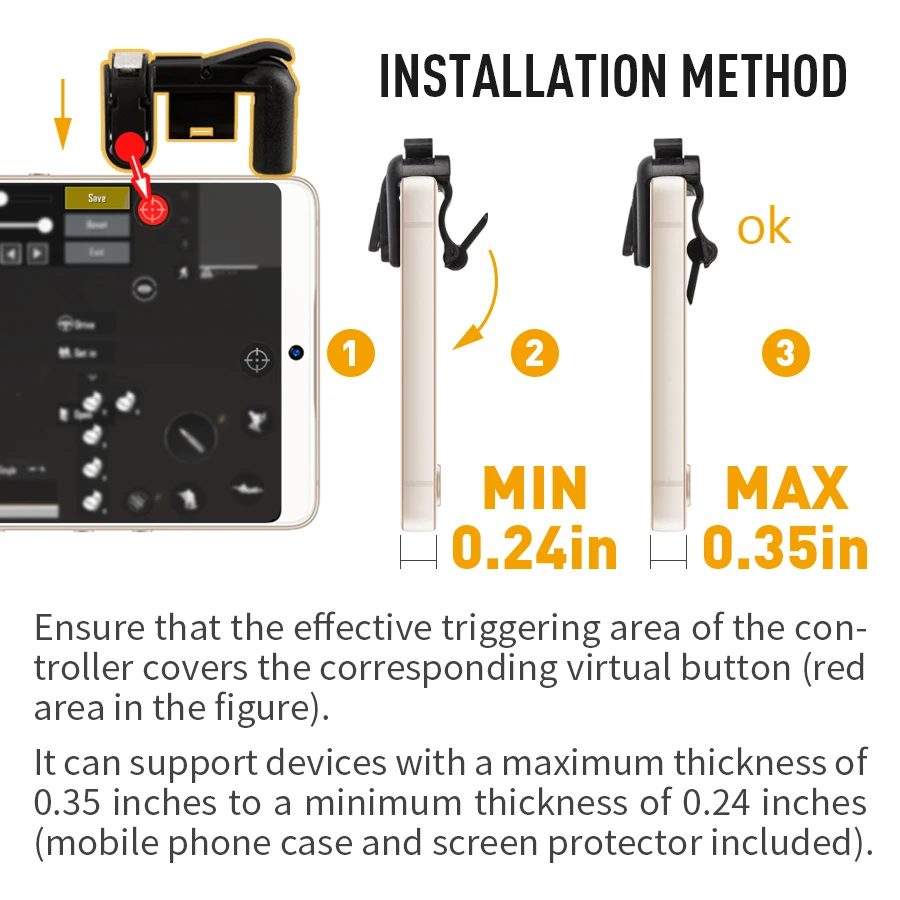  Mobile Controller for Fortnite for PUBG Mobile Trigger Phone L1R1 Accessories Joystick Sharpshooter