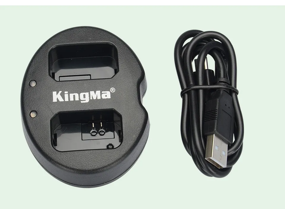 Kingma USB двойной Зарядное устройство двойной Порты Зарядное устройство для Sony NP-FW50 Батарея ДЛЯ Alpha 7 A7 Alpha 7R A7R 7 s a7s A3000 A5000 a6000