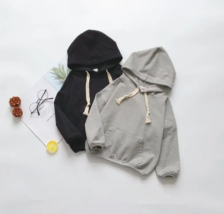 

2019 new boys girls hooded t-shirt autumn full sleeve cotton soft fashion kids sweatshirt 1-6t HW62