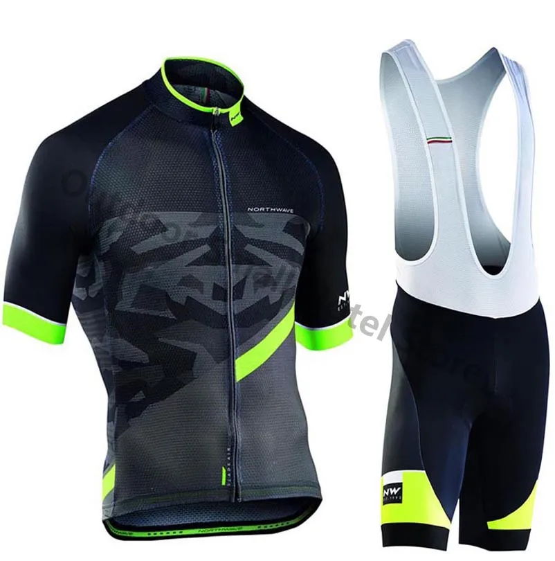 Ropa Ciclismo NW, летний мужской спортивный костюм для велоспорта, Триатлон, Culotte, дышащий, быстросохнущий, велосипедная рубашка, нагрудник, шорты - Цвет: 6