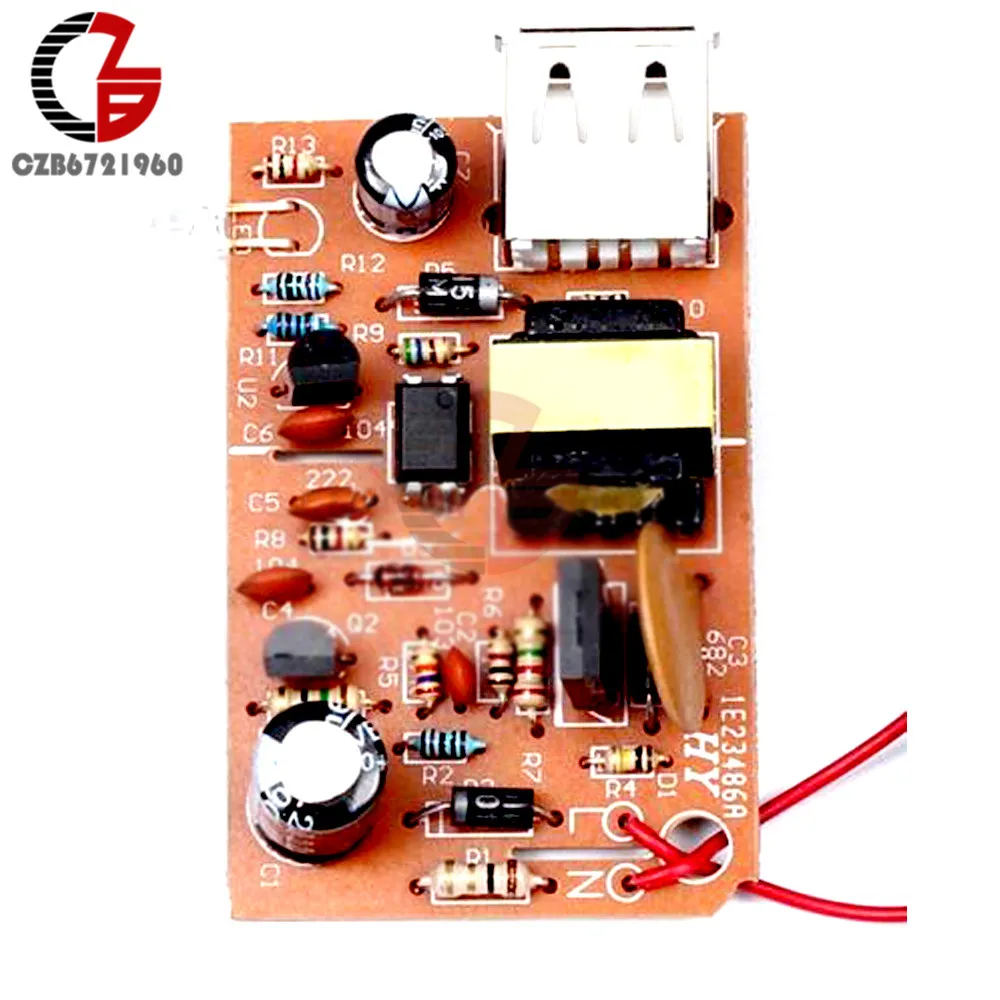 Комплекты для самостоятельной сборки AC-DC 220 В до 5 В мА адаптер питания конвертер трансформатор зарядное устройство для мобильного банка питания Светодиодная лента