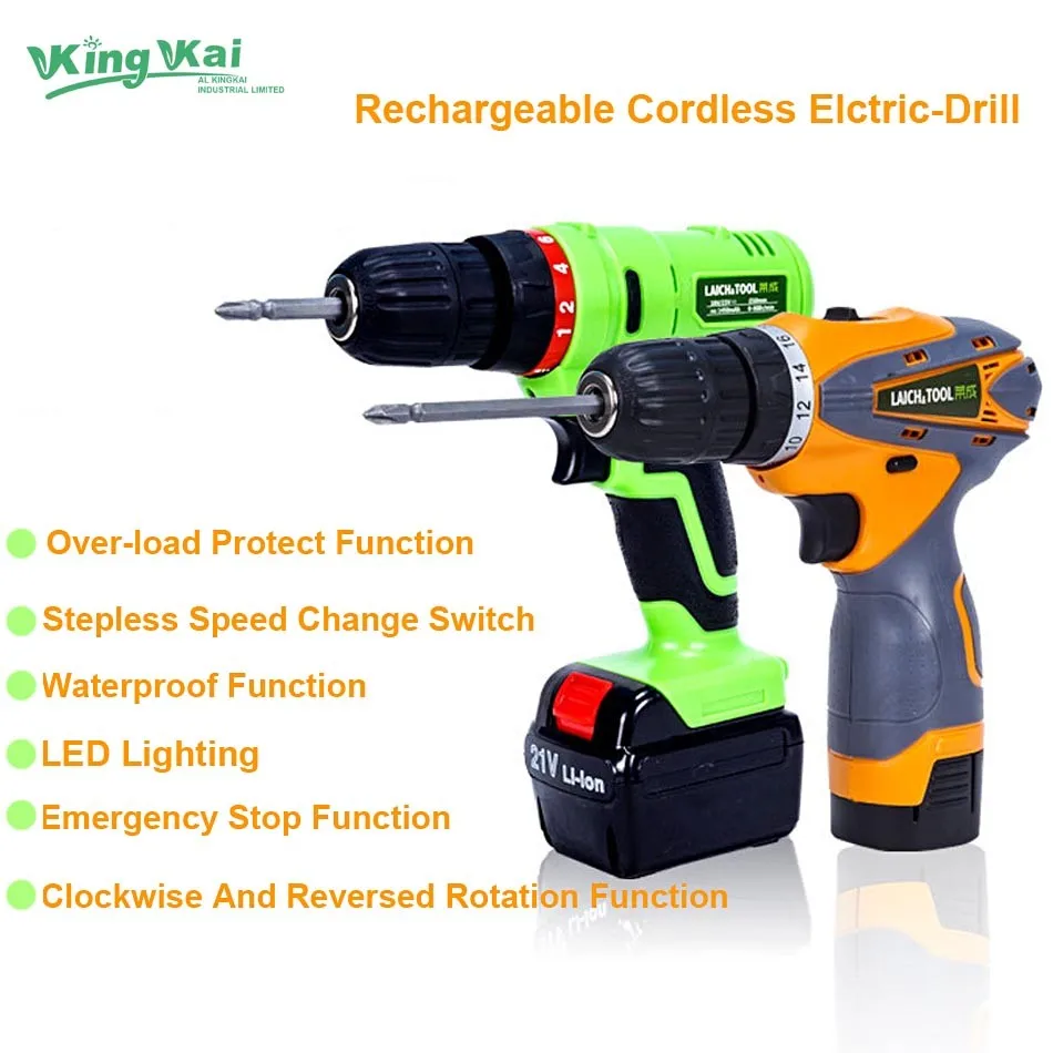Cordless Lithium Battery Electric Drill-002
