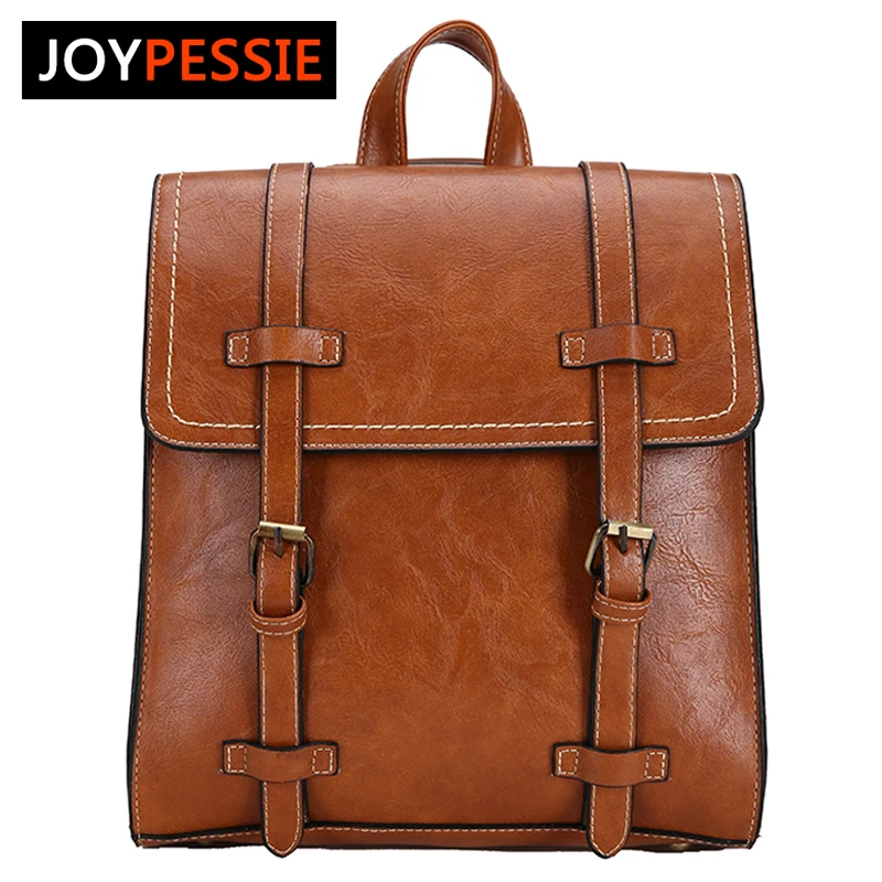 

PU Leather Backpac for Teenagers Girls School Backpack High Quality Youth Women Backpack Children Female Travel Bag Shoulder Bag