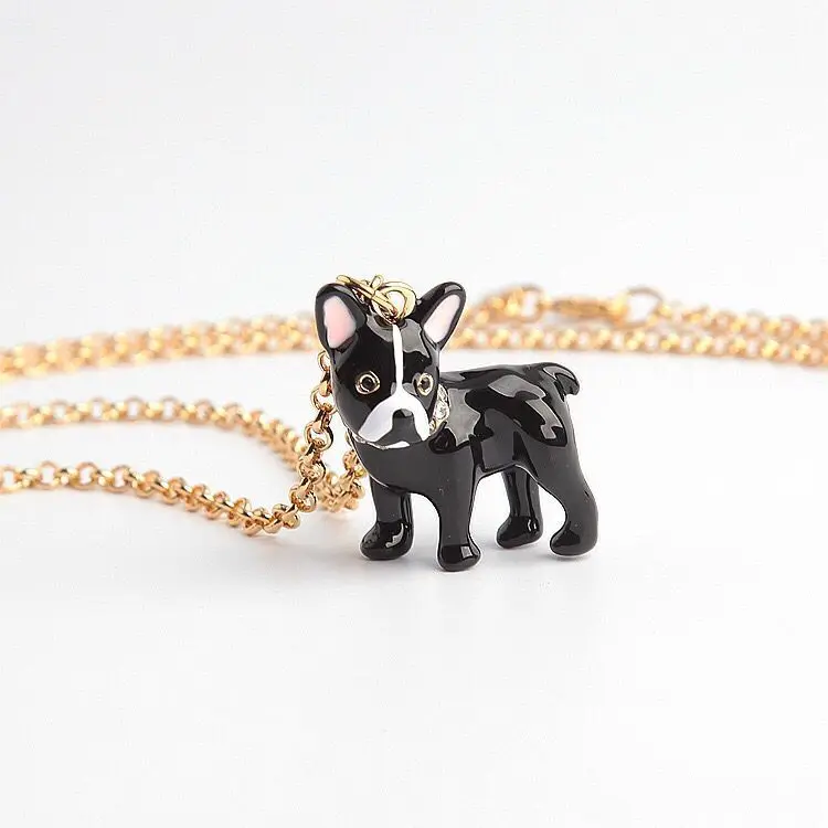 Amybaby роскошное эмалированное глазурное ожерелье с милой собачкой Чихуахуа серьги-гвоздики кольцо браслет ювелирные изделия для вечерние