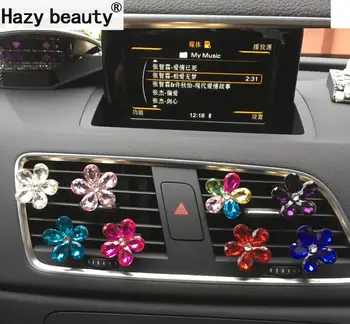 

Automobile air conditioning decoration diamond exquisite flower car export perfume decorative interior decoration of