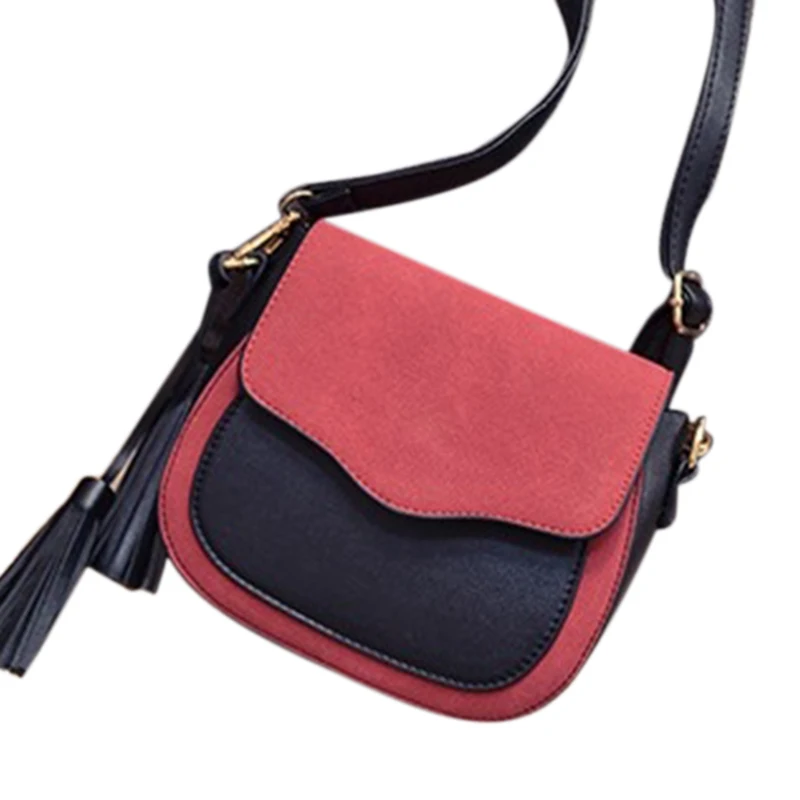 New Trend Women Handbags Retro Simple Flap Fashion Shoulder Bag Tassel
