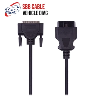 16-контактный кабель для программатора SBB Key V33 OBD2, соединительный кабель 16-контактный OBDii кабель SBB, Основной Тестовый Кабель 16-контактный кабель для программатора SBB Key V33 OBD2, соединительный кабель 16-контактный OBDii кабель SBB, Основной Тестовый Кабель