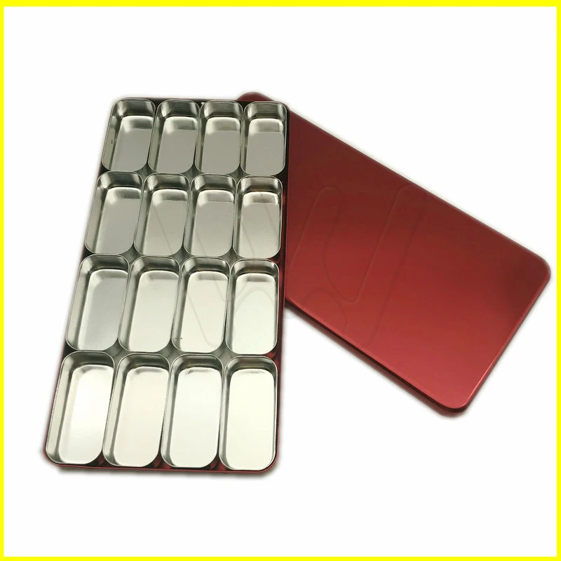 16 rack Dental box for Bur H K File Holder Block Sterilizer Case Disinfection Endo Box Dental Lab (3)