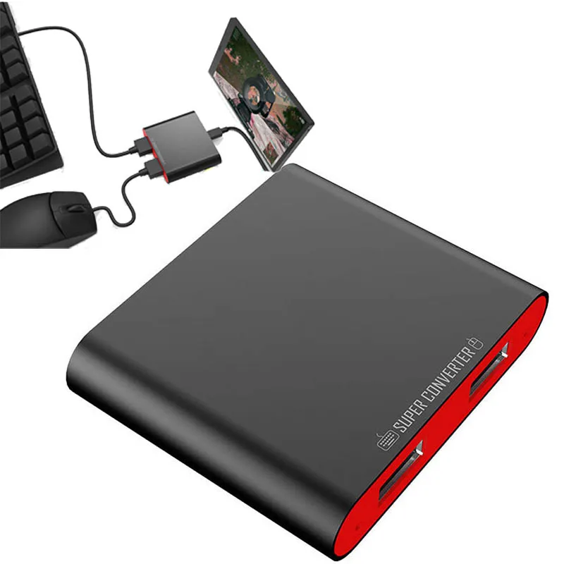 Original Ipega PG-9096 PG-9116 Mini Bluetooth Keyboard and Mouse Converter for Game Pubg Controller Joystick Mobile FPS Games