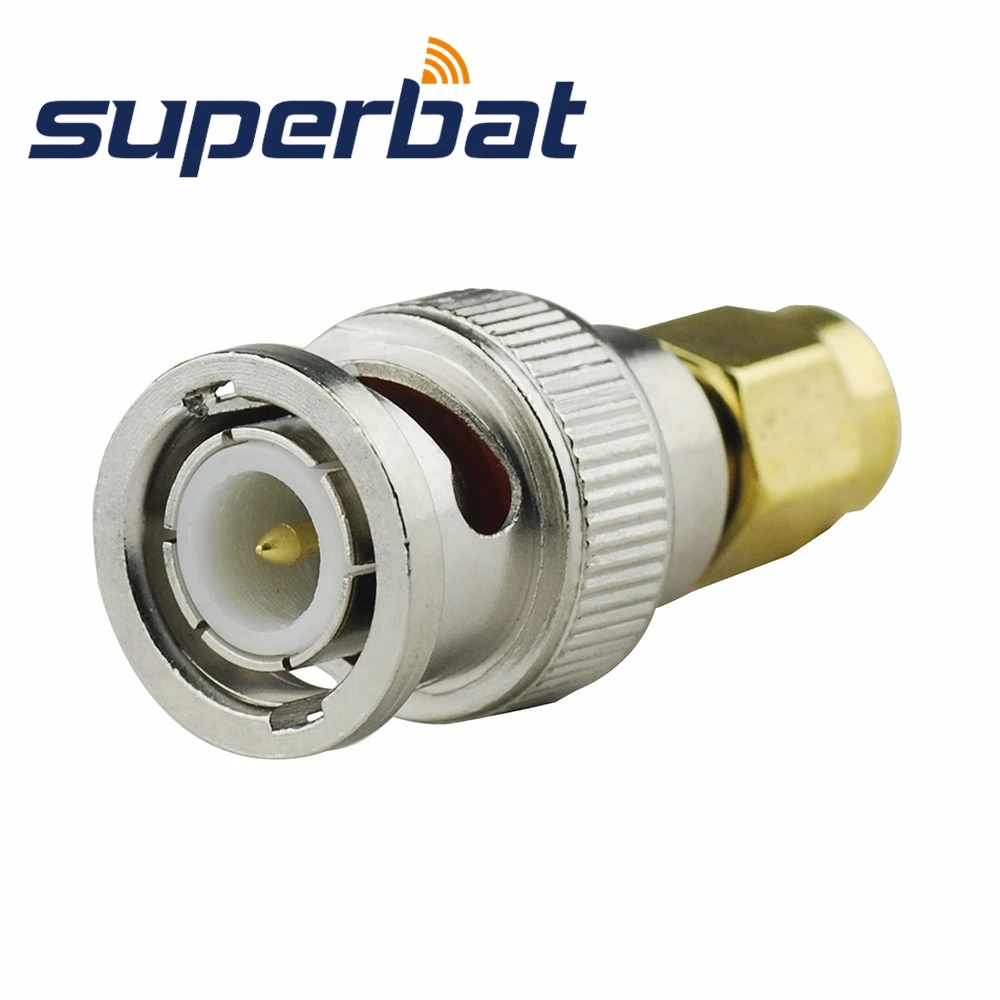 Только 50Ohm не содержит никель и позолоченные SMA BNC адаптер разъем штекер прямой