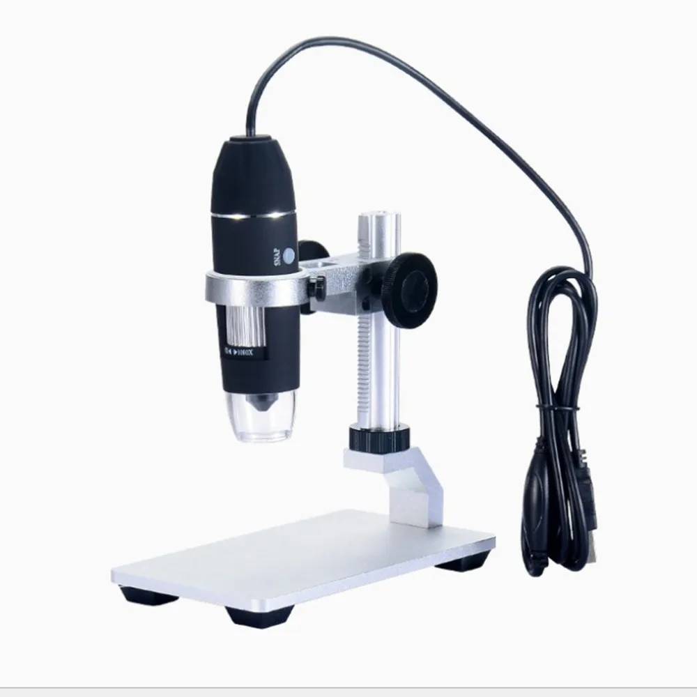 

3 In 1 8LED 1000X Digital Microscope 0.3MP HD 1080P USB Electronic Microscope Magnifier For Biology Industry Handheld Electron