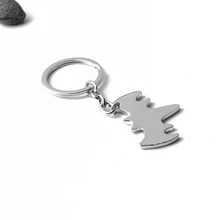 My dad my super hero Keychains Letter bat shape Keyrings simple car Key Finder fathers day gift for father daddy