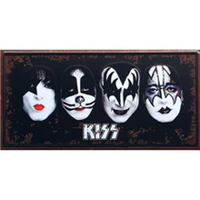 Поцелуй Декор для дома и бара кафе Винтаж Настенный декор художественный металлический жестяная барная вывеска таверна ретро декоративные тарелки Metal Плакат 3015001