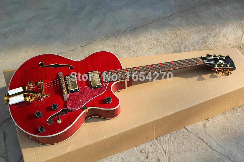 Free shipping hot selling big rocker electric guitar ES335 jazz piano
